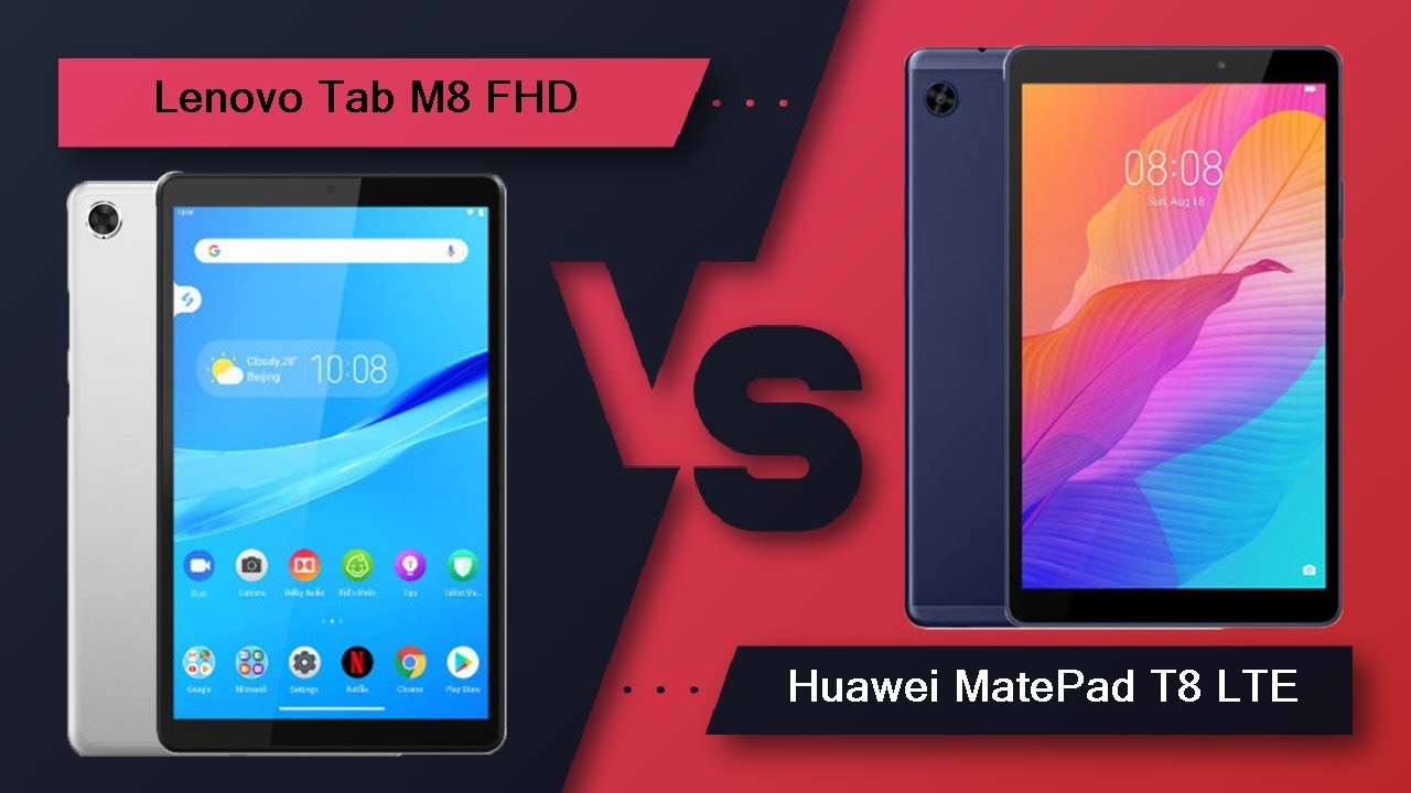 Lenovo Tab M8 FHD Vs Huawei MatePad T8 LTE - Full Comparison [Full Specifications]